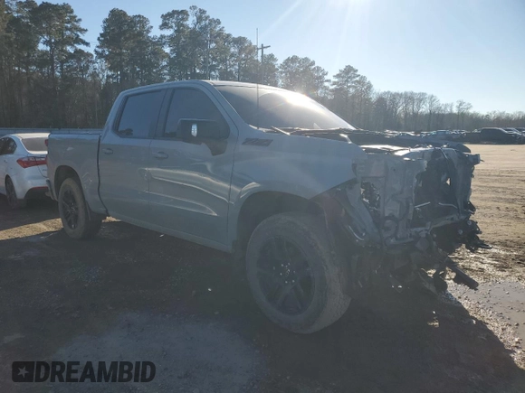 2024 Chevrolet Silverado 1500 RST with VIN 1GCUDEE80RZ374893, listed as a Copart auction lot 46840995 with 12,736 mi miles and Salvage Title. Bid and sale history available at carsss.com. Image 4.