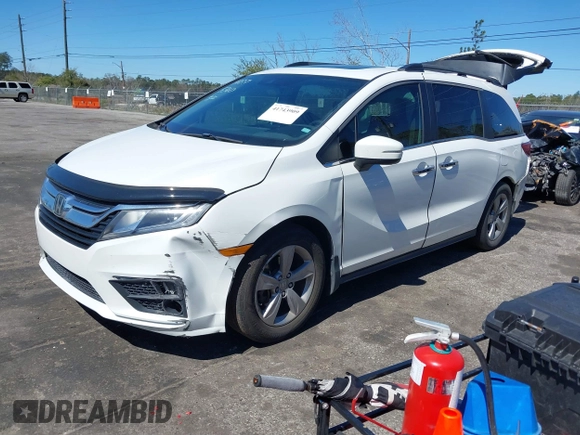 2020 Honda Odyssey EX-L с VIN 5FNRL6H79LB025360, выставлен на аукционе IAAI как лот 41743909 с пробегом 50 942 миль миль и . История ставок и продаж доступна на DreamBid. Изображение 17.