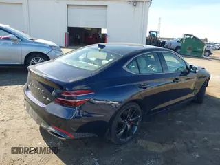 2023 Genesis G70 3.3T with VIN KMTG54TE7PU124124, listed as a IAAI auction lot 41755337 with 15,120 mi miles and . Bid and sale history available at DreamBid. Image 4.