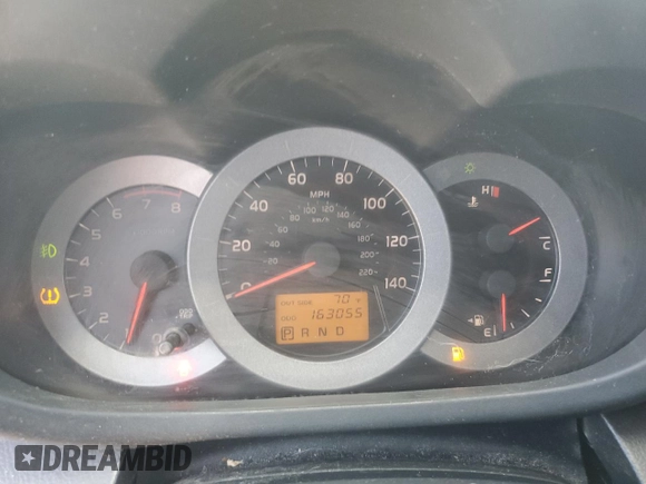 2007 Toyota RAV4 Sport with VIN JTMZD32VX75070642, listed as a Copart auction lot 48042885 with 163,055 mi miles and Salvage Title. Bid and sale history available at carsss.com. Image 9.