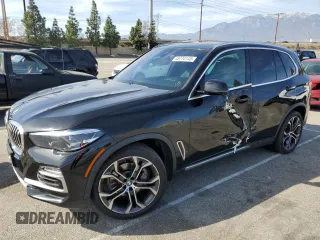 2021 BMW X5 sDrive40i with VIN 5UXCR4C08M9G71022, listed as a Copart auction lot 45774145 with 20,708 mi miles and Salvage Title. Bid and sale history available at carsss.com. Image 1.