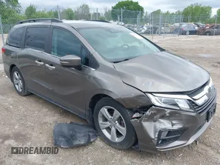 2018 Honda Odyssey EX with VIN 5FNRL6H54JB089351, listed as a IAAI auction lot 42457632 with 83,333 mi miles and . Bid and sale history available at DreamBid. Image 1.