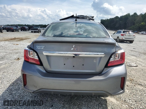 2022 Mitsubishi Mirage ES with VIN ML32FUFJ6NHF09202, listed as a Copart auction lot 60522215 with 29,785 mi miles and Salvage title. Bid and sale history available at DreamBid. Image 6.