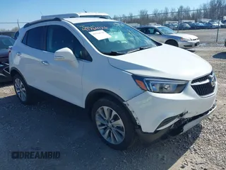 2019 Buick Encore Preferred with VIN KL4CJESB8KB909563, listed as a IAAI auction lot 41764126 with 61,391 mi miles. Bid and sale history available at carsss.com. Image 1.