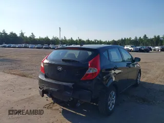 2013 Hyundai Accent GS with VIN KMHCT5AE7DU083576, listed as a IAAI auction lot 42693108 with 100,741 mi miles and . Bid and sale history available at DreamBid. Image 4.