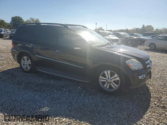 2007 Mercedes-Benz GL-Class with VIN 4JGBF71E97A234129, listed as a Copart auction lot 76583074 with 0 mi miles and Salvage Title. Bid and sale history available at carsss.com. Image 4.
