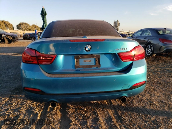 2018 BMW 4 Series 440i with VIN WBA4Z5C5XJEA32924, listed as a Copart auction lot 80485514 with 57,223 mi miles and Salvage title. Bid and sale history available at DreamBid. Image 6.