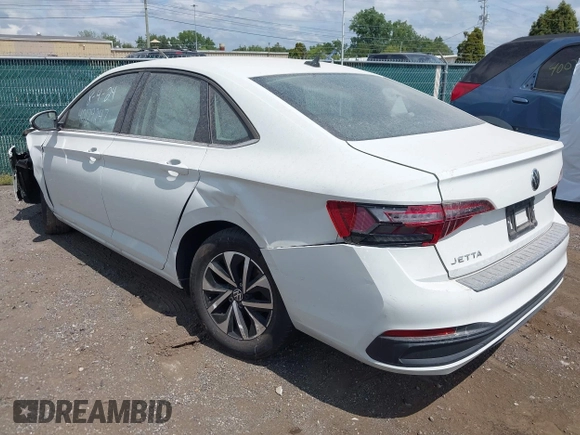 2023 Volkswagen Jetta S with VIN 3VW4M7BU9PM036109, listed as a IAAI auction lot 40129247 with 18,547 mi miles and . Bid and sale history available at DreamBid. Image 3.