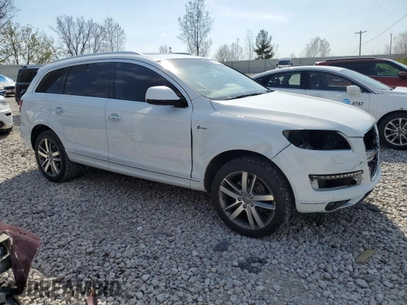 2014 Audi Q7 3.0T Premium Plus with VIN WA1LGAFE3ED019282, listed as a Copart auction lot 53940175 with 98,451 mi miles and Clean Title. Bid and sale history available at carsss.com. Image 4.