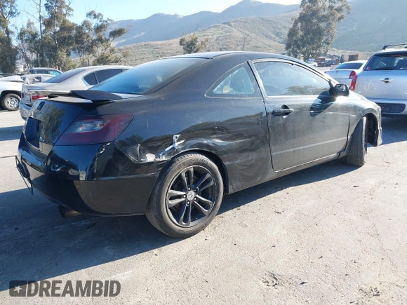 2008 Honda Civic Cpe Si with VIN 2HGFG21578H701056, listed as a IAAI auction lot 41644991 with 193,894 mi miles. Bid and sale history available at carsss.com. Image 4.