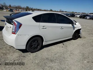 2014 Toyota Prius Four with VIN JTDKN3DU6E1781942, listed as a Copart auction lot 47058935 with 187,362 mi miles and Salvage Title. Bid and sale history available at DreamBid. Image 3.
