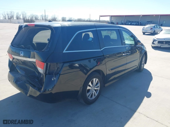 2016 Honda Odyssey SE with VIN 5FNRL5H39GB115475, listed as a IAAI auction lot 41759122 with 1 mi miles. Bid and sale history available at carsss.com. Image 4.