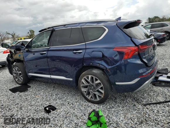 2021 Hyundai Santa Fe Calligraphy z VIN 5NMS5DAL1MH371927, wystawiony jako Copart lot #62935825 z przebiegiem 36 605 mil mil oraz Nie do naprawy • Non repairable. Historia ofert i sprzedaży dostępna na DreamBid. Obrazek 2.