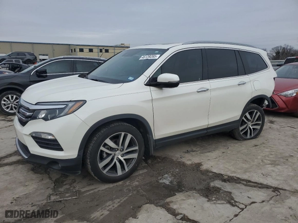 2017 Honda Pilot Touring with VIN 5FNYF5H97HB047668, listed as a Copart auction lot 46139285 with 54,928 mi miles and Salvage Title. Bid and sale history available at carsss.com. Image 1.