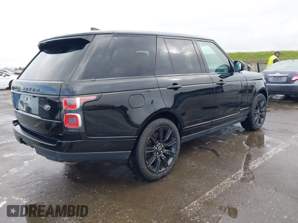 2021 Land Rover Range Rover Westminster with VIN SALGS2RU4MA453296, listed as a IAAI auction lot 41816979 with 13,018 mi miles and . Bid and sale history available at DreamBid. Image 4.
