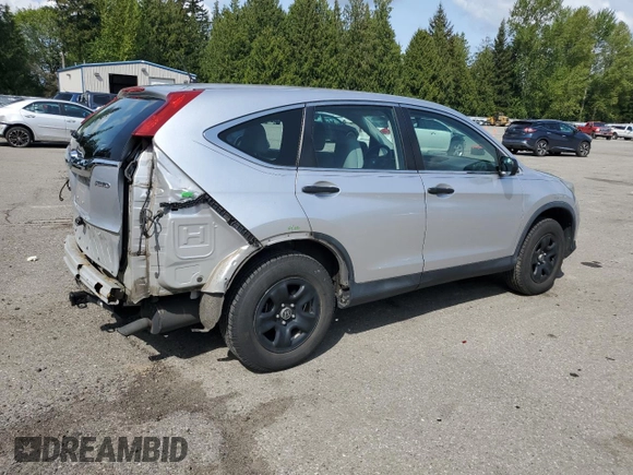 2016 Honda CR-V LX with VIN 2HKRM4H39GH638309, listed as a Copart auction lot 54772205 with 76,976 mi miles and Salvage Title. Bid and sale history available at carsss.com. Image 3.