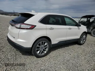 2017 Ford Edge Titanium with VIN 2FMPK4K97HBC21029, listed as a Copart auction lot 52618115 with 111,016 mi miles and Salvage Title. Bid and sale history available at carsss.com. Image 3.