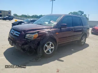 2007 Honda Pilot EX-L with VIN 5FNYF28527B033980, listed as a Copart auction lot 58356815 with 179,597 mi miles and Salvage title. Bid and sale history available at DreamBid. Image 1.