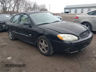 2003 Ford Taurus SEL Deluxe with VIN 1FAHP56S83A243290, listed as a IAAI auction lot 41743609 with 206,399 mi miles. Bid and sale history available at carsss.com. Image 1.