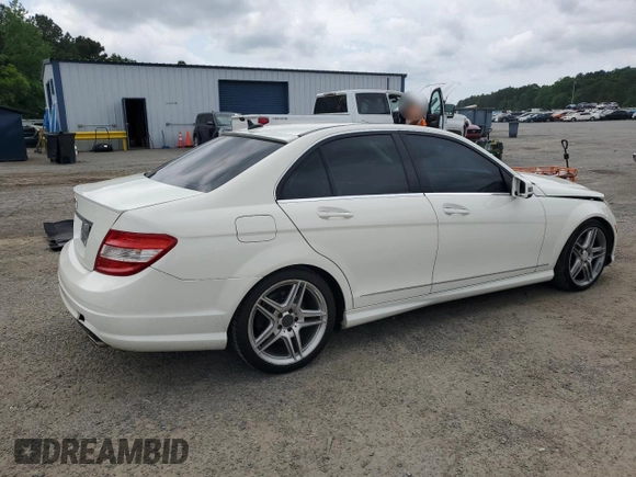 2010 Mercedes-Benz C 300 Sport with VIN WDDGF5EB0AF378943, listed as a Copart auction lot 54572195 with 196,858 mi miles and Salvage title. Bid and sale history available at DreamBid. Image 3.