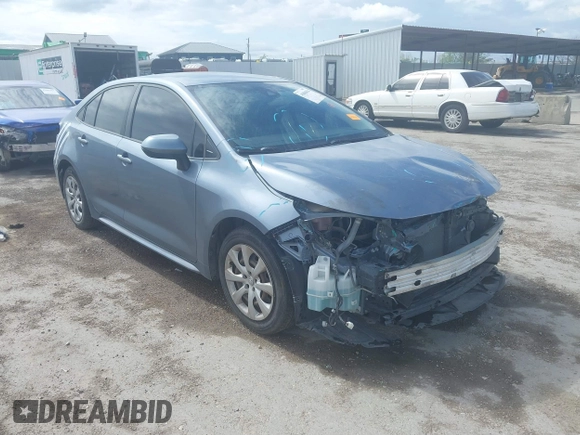 2020 Toyota Corolla LE with VIN JTDEPRAE5LJ116101, listed as a IAAI auction lot 41886854 with 96,938 mi miles. Bid and sale history available at carsss.com. Image 1.