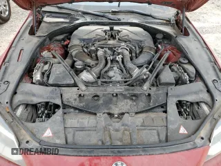 2013 BMW 6 Series 650i with VIN WBA6B2C50DDG66703, listed as a Copart auction lot 82225824 with 199,076 mi miles and Salvage Title. Bid and sale history available at DreamBid. Image 11.