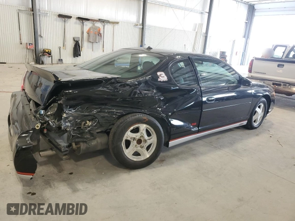 2003 Chevrolet Monte Carlo SS with VIN 2G1WX12K939146703, listed as a Copart auction lot 52416015 with 89,443 mi miles and Salvage Title. Bid and sale history available at carsss.com. Image 3.