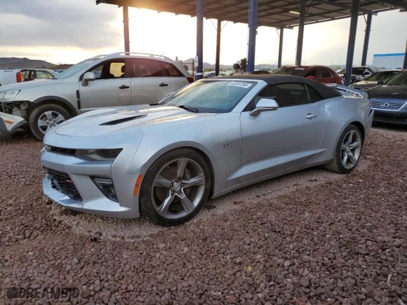 2017 Chevrolet Camaro 1SS with VIN 1G1FF3D72H0197193, listed as a Copart auction lot 42257295 with 75,498 mi miles and Salvage Title. Bid and sale history available at carsss.com. Image 1.