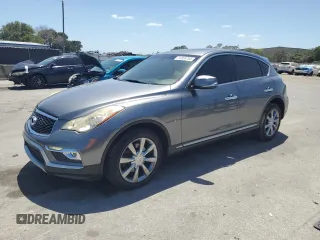 2017 Infiniti QX50 z VIN JN1BJ0RP5HM382099, wystawiony jako Copart lot #54926765 z przebiegiem 89 156 mil mil oraz Szkody całkowita. Historia ofert i sprzedaży dostępna na DreamBid. Obrazek 1.