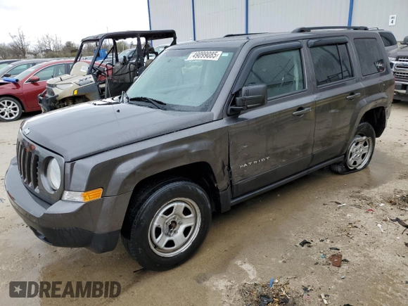 2016 Jeep Patriot Sport with VIN 1C4NJPBB5GD755433, listed as a Copart auction lot 49099085 with 108,179 mi miles and Salvage title. Bid and sale history available at DreamBid. Image 1.