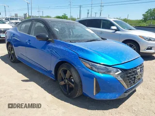 2025 Nissan Sentra SR with VIN 3N1AB8DVXSY291251, listed as a IAAI auction lot 41952362 with 2,802 mi miles and . Bid and sale history available at DreamBid. Image 1.