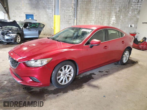 2017 Mazda 6 Sport z VIN JM1GL1U5XH1127345, wystawiony jako Copart lot #56196575 z przebiegiem 131 059 mil mil oraz Szkoda całkowita • Salvage title. Historia ofert i sprzedaży dostępna na DreamBid. Obrazek 1.