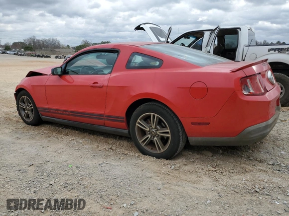 2010 Ford Mustang V6 with VIN 1ZVBP8AN3A5144656, listed as a Copart auction lot 49659225 with 217,327 mi miles and Salvage Title. Bid and sale history available at DreamBid. Image 2.