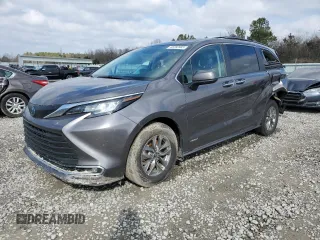 2021 Toyota Sienna XLE with VIN 5TDYRKEC1MS072223, listed as a Copart auction lot 45282985 with 81,311 mi miles and Salvage Title. Bid and sale history available at DreamBid. Image 1.