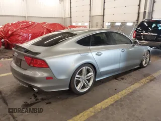 2014 Audi S7 Prestige with VIN WAUW2AFC5EN012180, listed as a IAAI auction lot 40895822 with 1 mi miles. Bid and sale history available at carsss.com. Image 4.