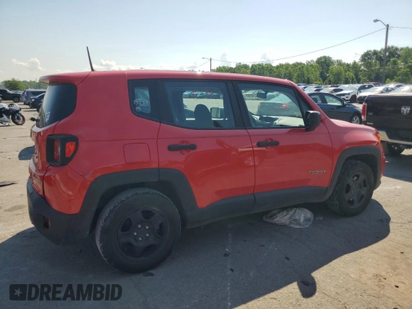 2019 Jeep Renegade Sport z VIN ZACNJAAB0KPK44864, wystawiony jako Copart lot #64246985 z przebiegiem 124 103 mil mil oraz Czysty tytuł • Clean title. Historia ofert i sprzedaży dostępna na DreamBid. Obrazek 3.