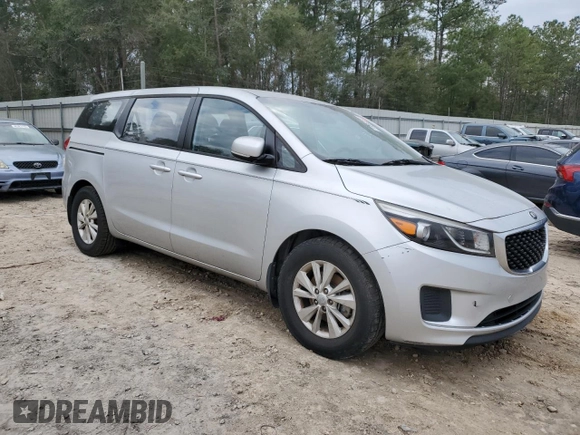 2015 Kia Sedona L with VIN KNDMA5C13F6023455, listed as a Copart auction lot 45580205 with 187,647 mi miles and Clean Title. Bid and sale history available at carsss.com. Image 4.