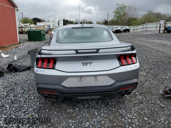 2024 Ford Mustang GT with VIN 1FA6P8CFXR5435098, listed as a Copart auction lot 55270825 with Not Provided miles and Salvage Title. Bid and sale history available at DreamBid. Image 6.