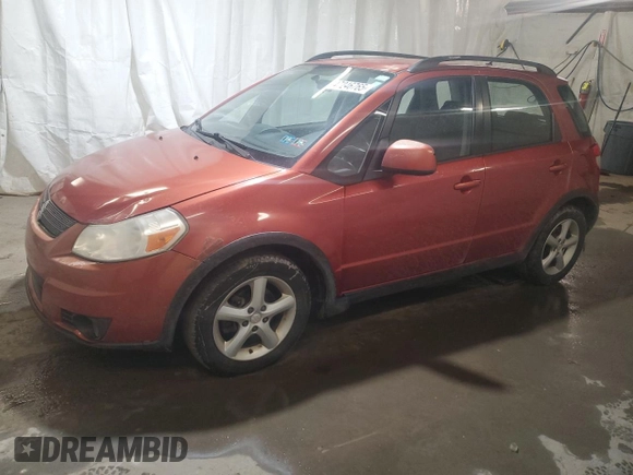 2007 Suzuki SX4 with VIN JS2YB413075112166, listed as a Copart auction lot 47246765 with 179,078 mi miles and Salvage Title. Bid and sale history available at carsss.com. Image 1.