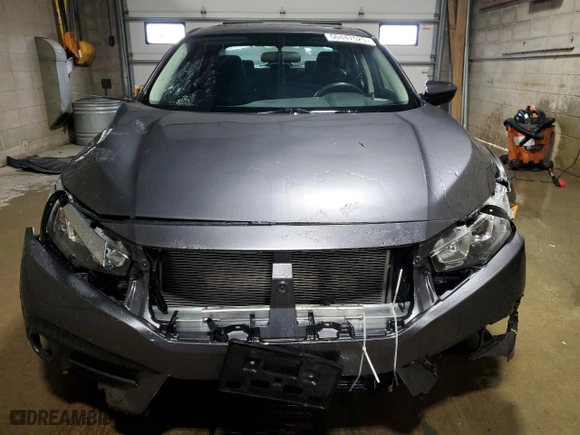 2018 Honda Civic Sedan EX-T with VIN JHMFC1F32JX027569, listed as a Copart auction lot 50447525 with 35,219 mi miles and Salvage Title. Bid and sale history available at carsss.com. Image 5.