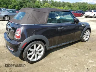 2013 MINI Convertible S with VIN WMWZP3C51DT551311, listed as a Copart auction lot 56083284 with Not provided miles and Salvage title. Bid and sale history available at DreamBid. Image 3.