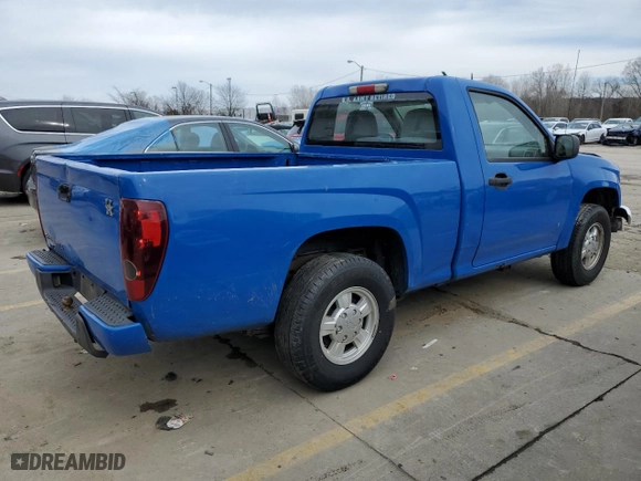 2008 Chevrolet Colorado Work Truck with VIN 1GCCS149588159535, listed as a Copart auction lot 45871475 with 296,065 mi miles and Salvage Title. Bid and sale history available at carsss.com. Image 3.