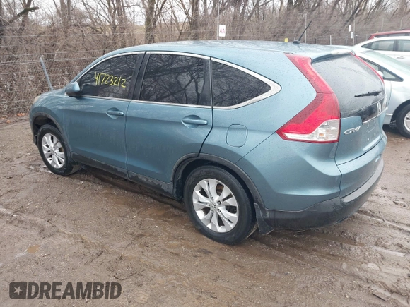 2014 Honda CR-V EX with VIN 2HKRM4H57EH634533, listed as a IAAI auction lot 41723212 with Not Provided miles and . Bid and sale history available at DreamBid. Image 3.