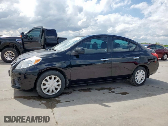 2012 Nissan Versa SV with VIN 3N1CN7AP2CL850046, listed as a Copart auction lot 54438875 with 135,258 mi miles and Salvage Title. Bid and sale history available at carsss.com. Image 1.