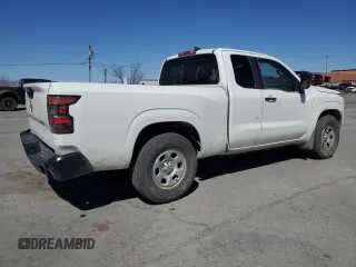 2024 Nissan Frontier S with VIN 1N6ED1CL5RN674048, listed as a Copart auction lot 49461315 with 6,052 mi miles and Salvage Title. Bid and sale history available at DreamBid. Image 3.