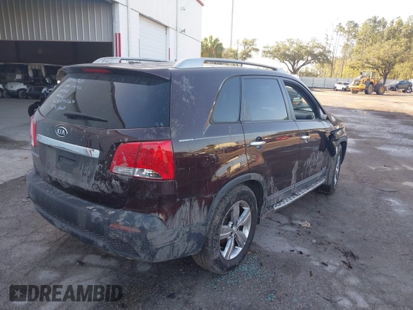 2012 Kia Sorento EX with VIN 5XYKUCA61CG247916, listed as a IAAI auction lot 40741466 with 1 mi miles. Bid and sale history available at carsss.com. Image 4.