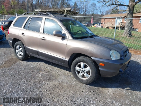 2005 Hyundai Santa Fe GLS with VIN KM8SC13D15U013890, listed as a IAAI auction lot 41917783 with 227,891 mi miles. Bid and sale history available at carsss.com. Image 1.