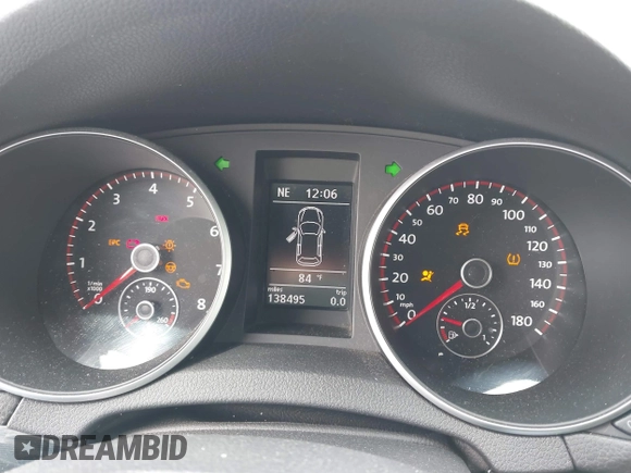 2012 Volkswagen Golf GTI w/Sunroof & Navi PZEV with VIN WVWHD7AJ3CW041442, listed as a IAAI auction lot 42701496 with 138,495 mi miles and . Bid and sale history available at DreamBid. Image 7.