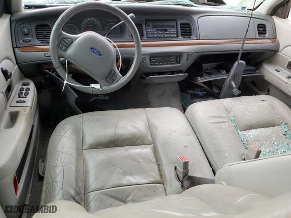 2003 Ford Crown Victoria LX with VIN 2FAFP74W03X158931, listed as a Copart auction lot 71588824 with 165,074 mi miles and Salvage Title. Bid and sale history available at carsss.com. Image 8.