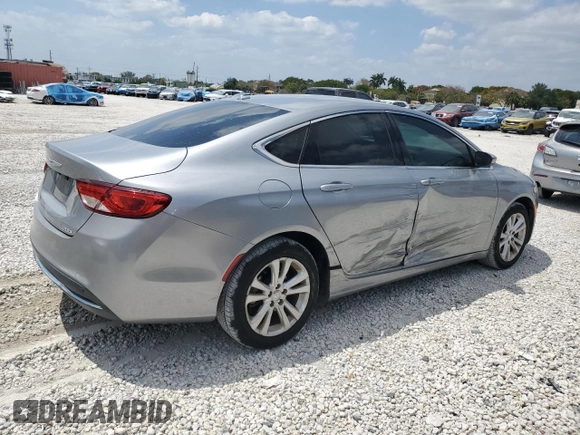 2015 Chrysler 200 Limited with VIN 1C3CCCAB0FN692475, listed as a Copart auction lot 51680985 with 107,596 mi miles and Salvage Title. Bid and sale history available at carsss.com. Image 3.